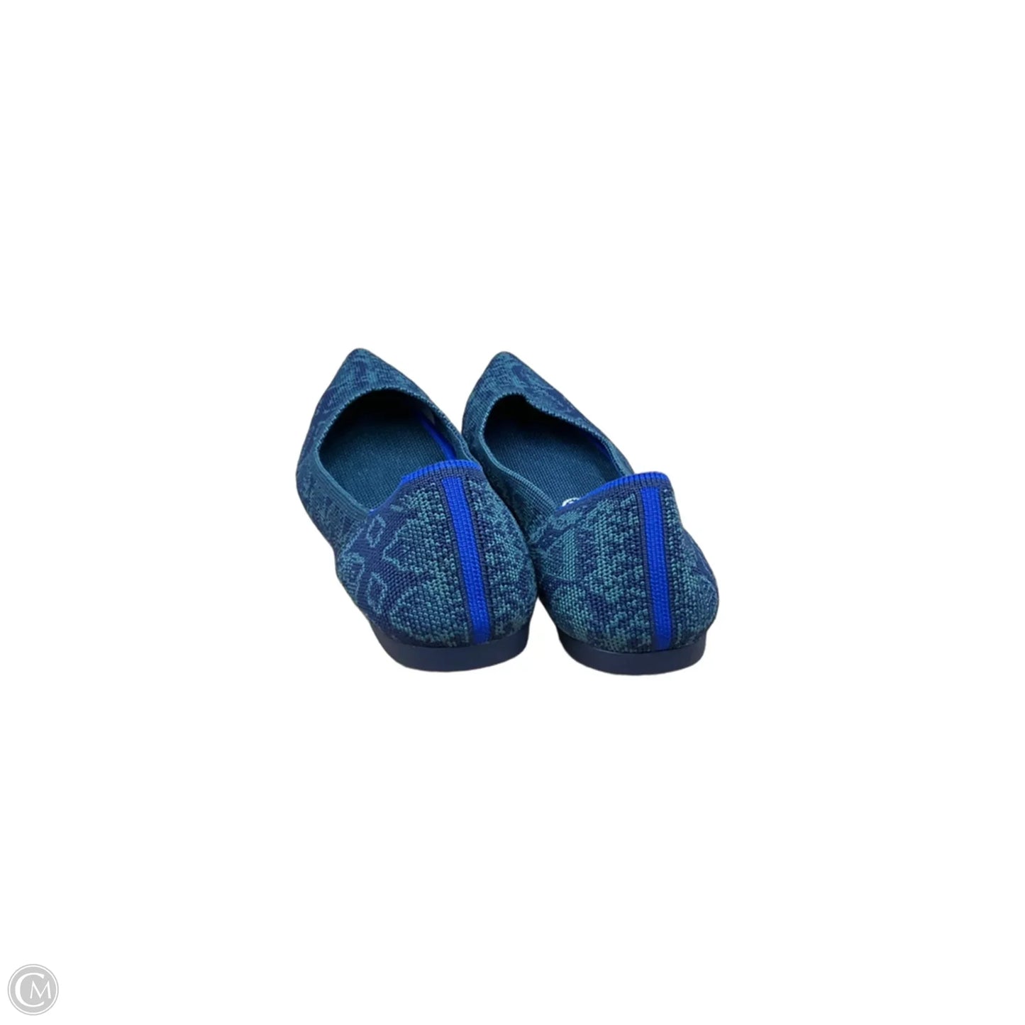 Shoes Flats By Rothys In Blue & Green, Size: 6