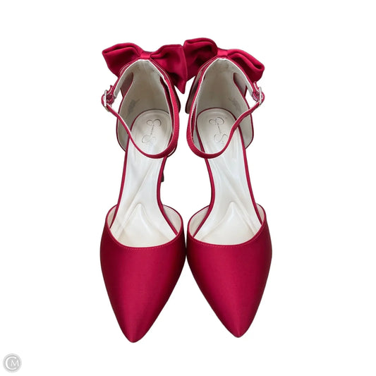 Shoes Heels Stiletto By Jessica Simpson In Red, Size: 8.5