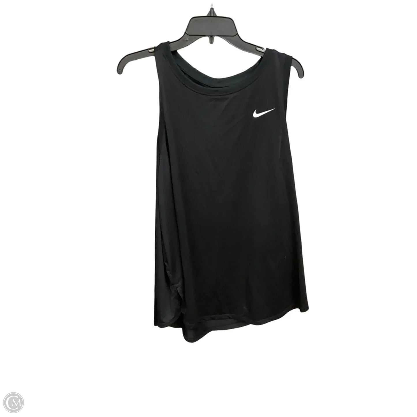 Athletic Tank Top By Nike Apparel In Black, Size: 1x