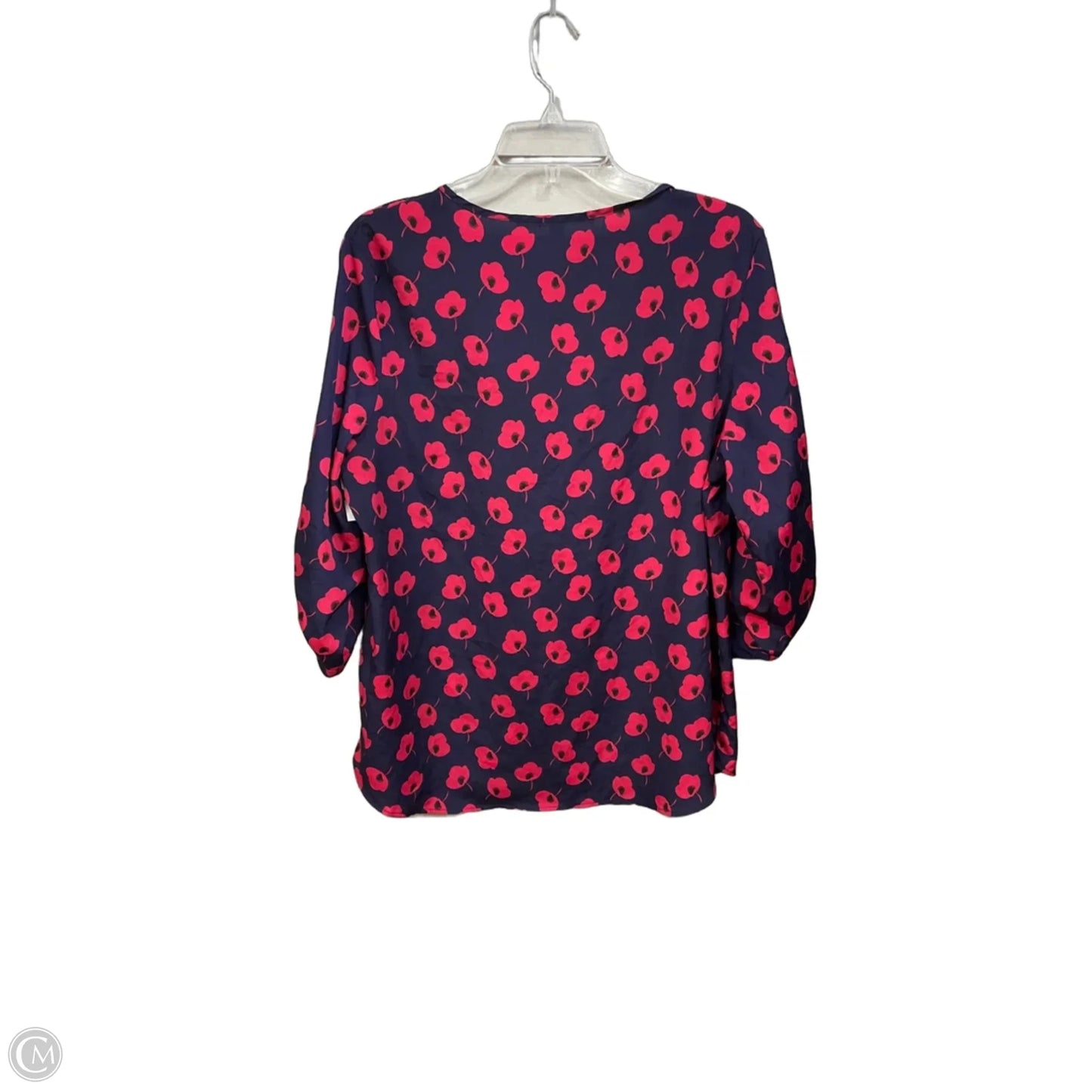 Blouse 3/4 Sleeve By 41 Hawthorn In Floral Print, Size: Xl