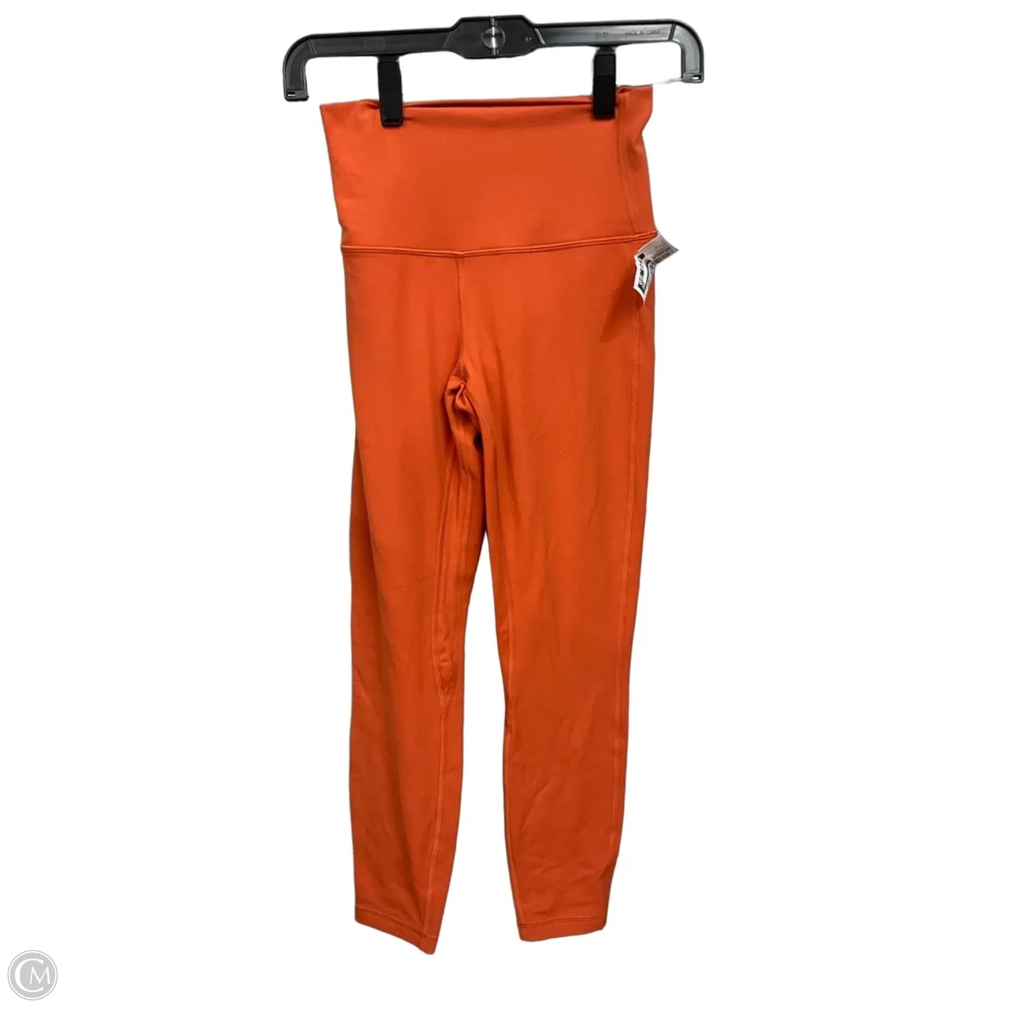 Athletic Leggings By Lululemon In Orange, Size: 4