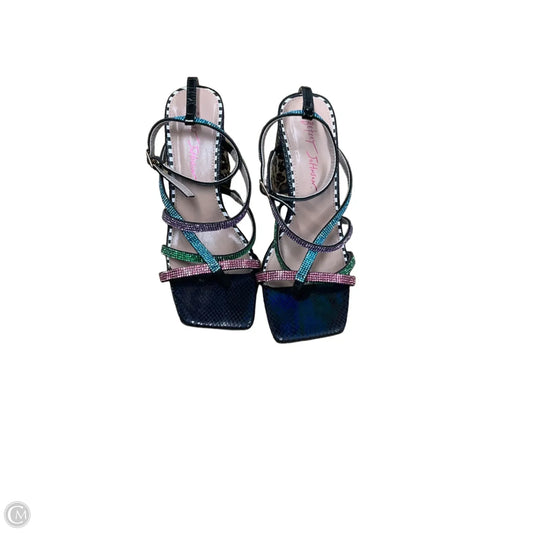 Shoes Heels Block By Betsey Johnson In Multi-colored, Size: 7.5