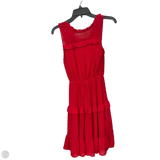 Dress Casual Short By Monteau In Red, Size: Xs