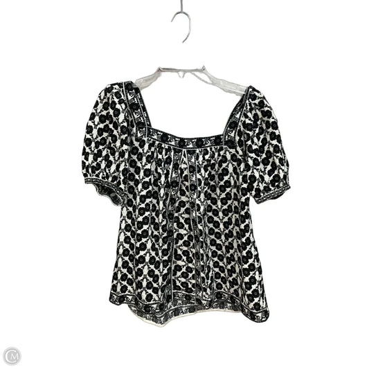 Top Short Sleeve By Max Studio In Floral Print, Size: M