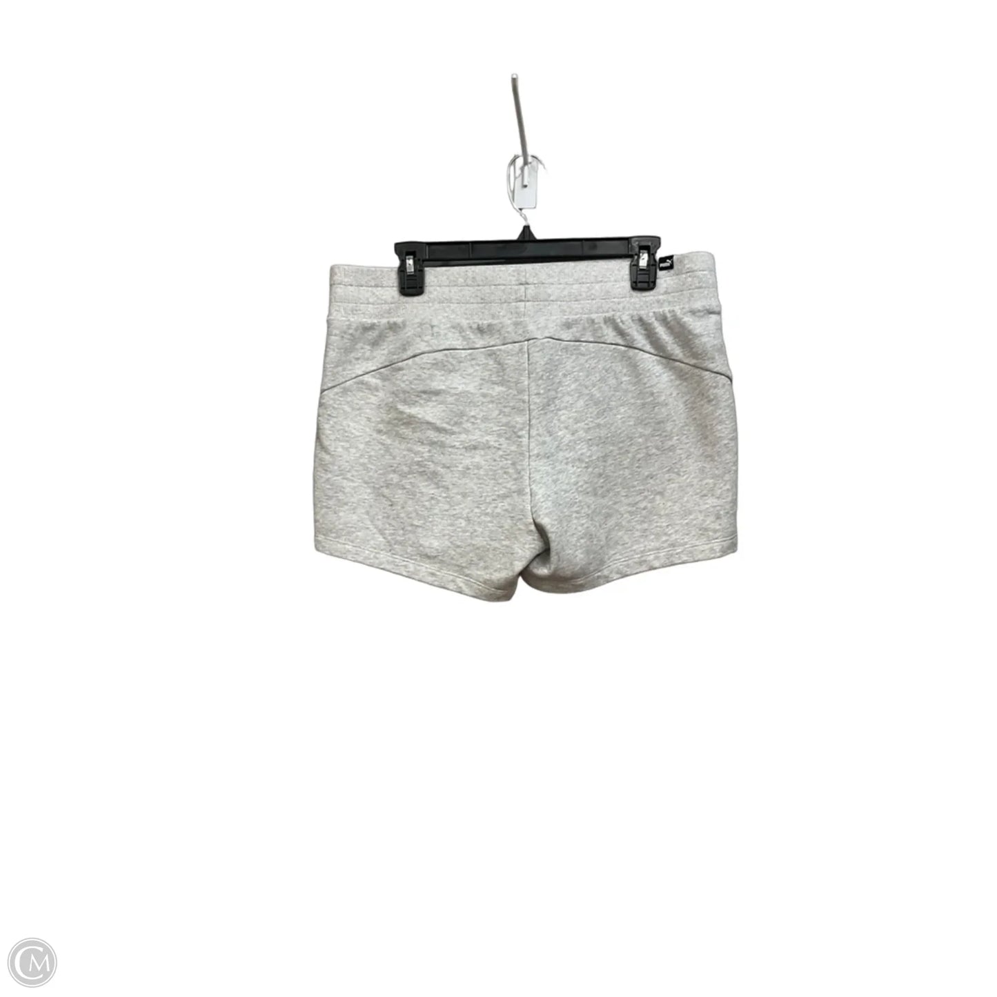 Athletic Shorts By Puma In Grey, Size: L