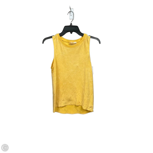 Athletic Tank Top By Calia In Yellow, Size: Xs