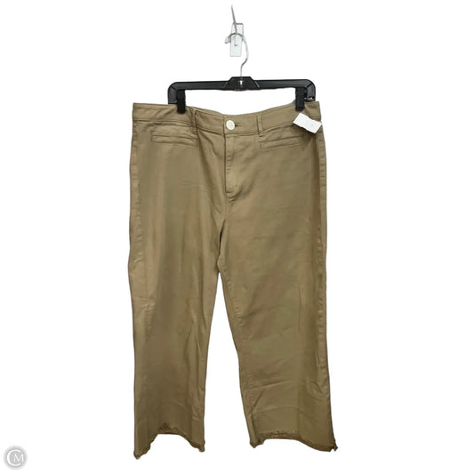 Pants Wide Leg By Loft In Green, Size: 16