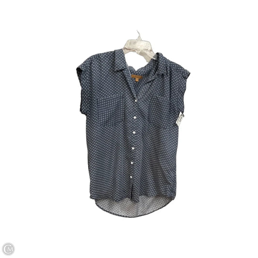 Top Short Sleeve By Jachs Girlfirend In Polkadot Pattern, Size: M
