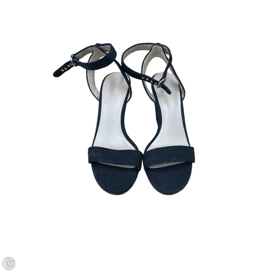 Sandals Heels Wedge By Ann Taylor In Black, Size: 10