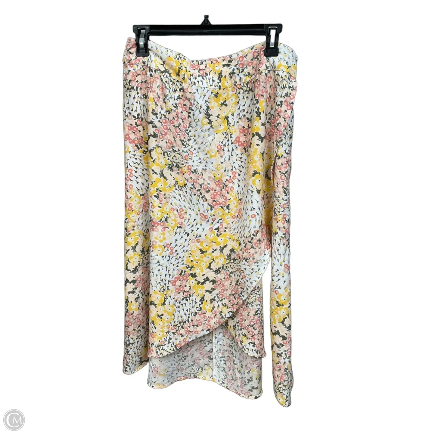 Skirt Midi By Loft In Floral Print, Size: 10