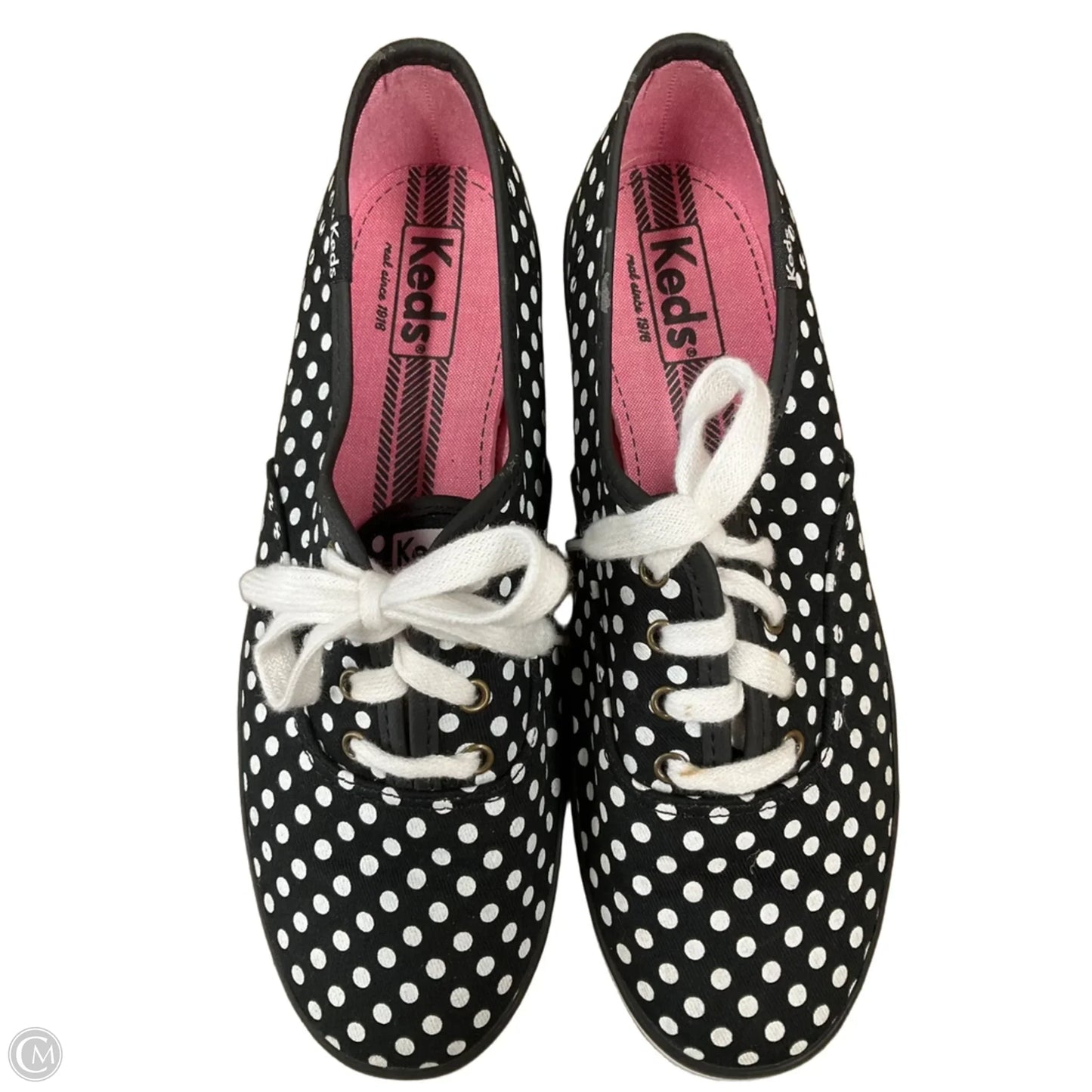 Shoes Flats By Keds In Polkadot Pattern, Size: 7.5