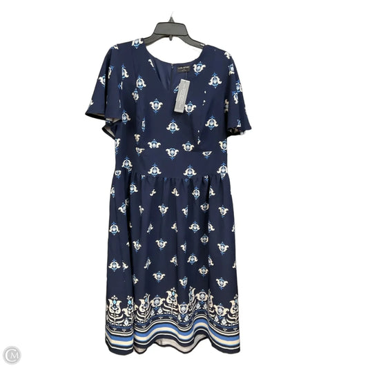 Dress Casual Midi By Lane Bryant In Blue, Size: 18