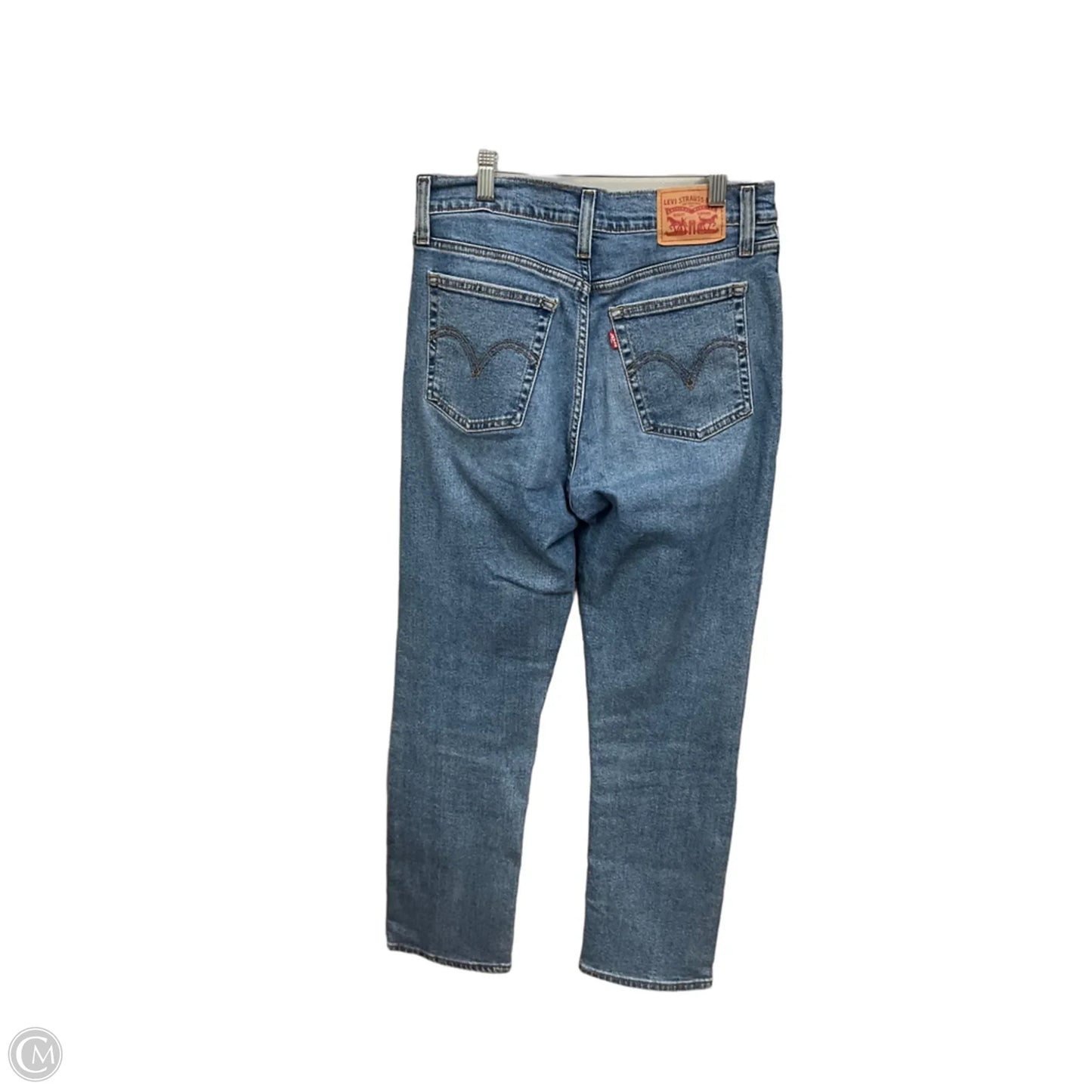 Jeans Straight By Levis In Blue Denim, Size: 6