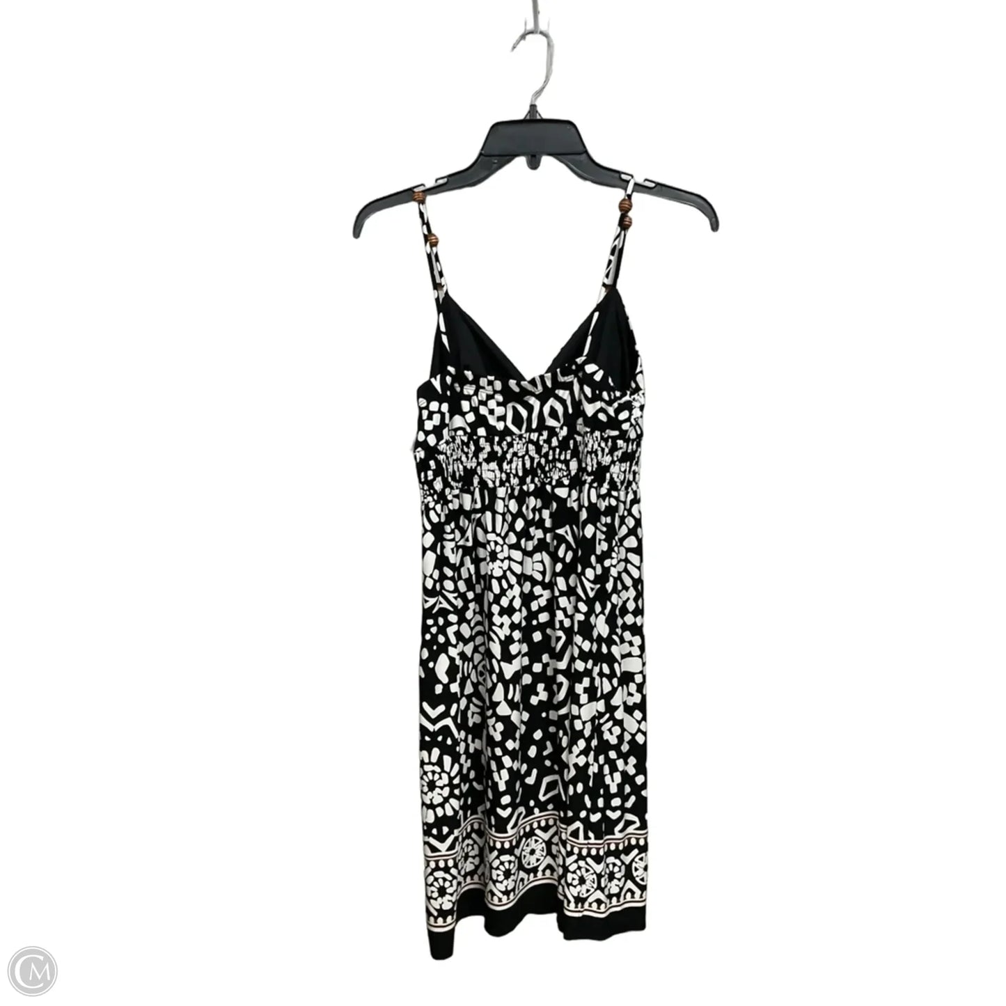 Dress Casual Short By Saint Tropez In Black & White, Size: M
