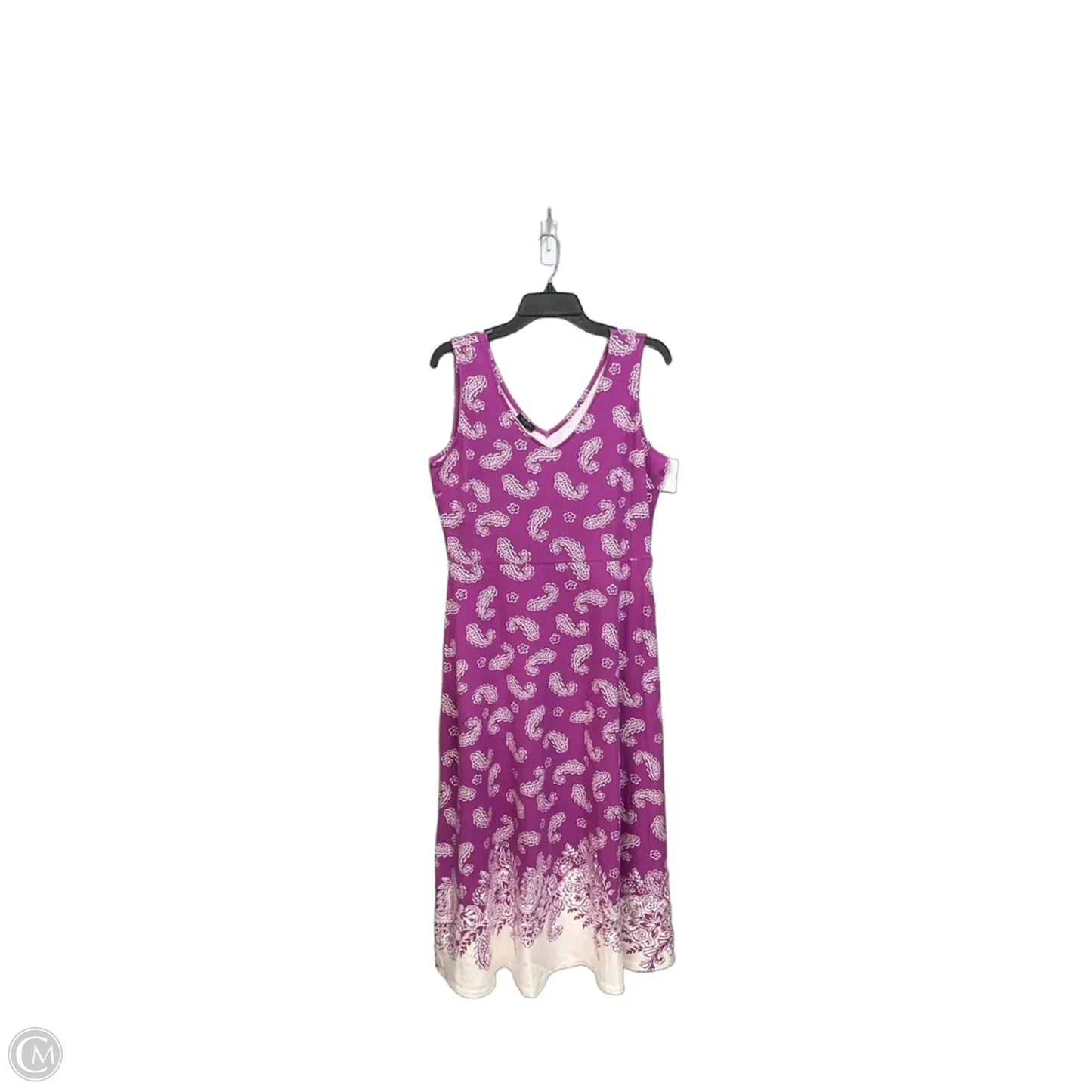 Dress Casual Maxi By Talbots In Purple, Size: Lp