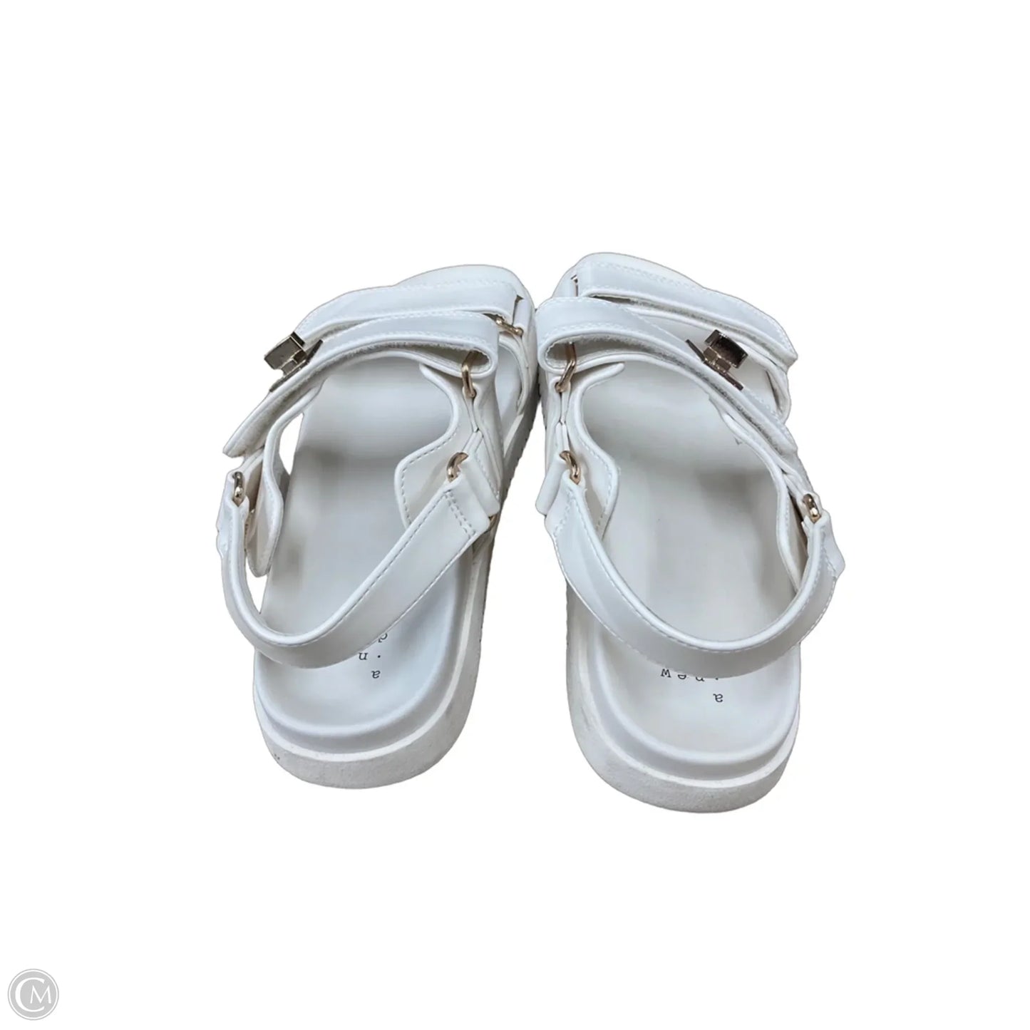 Sandals Flats By A New Day In White, Size: 7