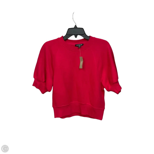 Top Short Sleeve By J. Crew In Red, Size: Xs