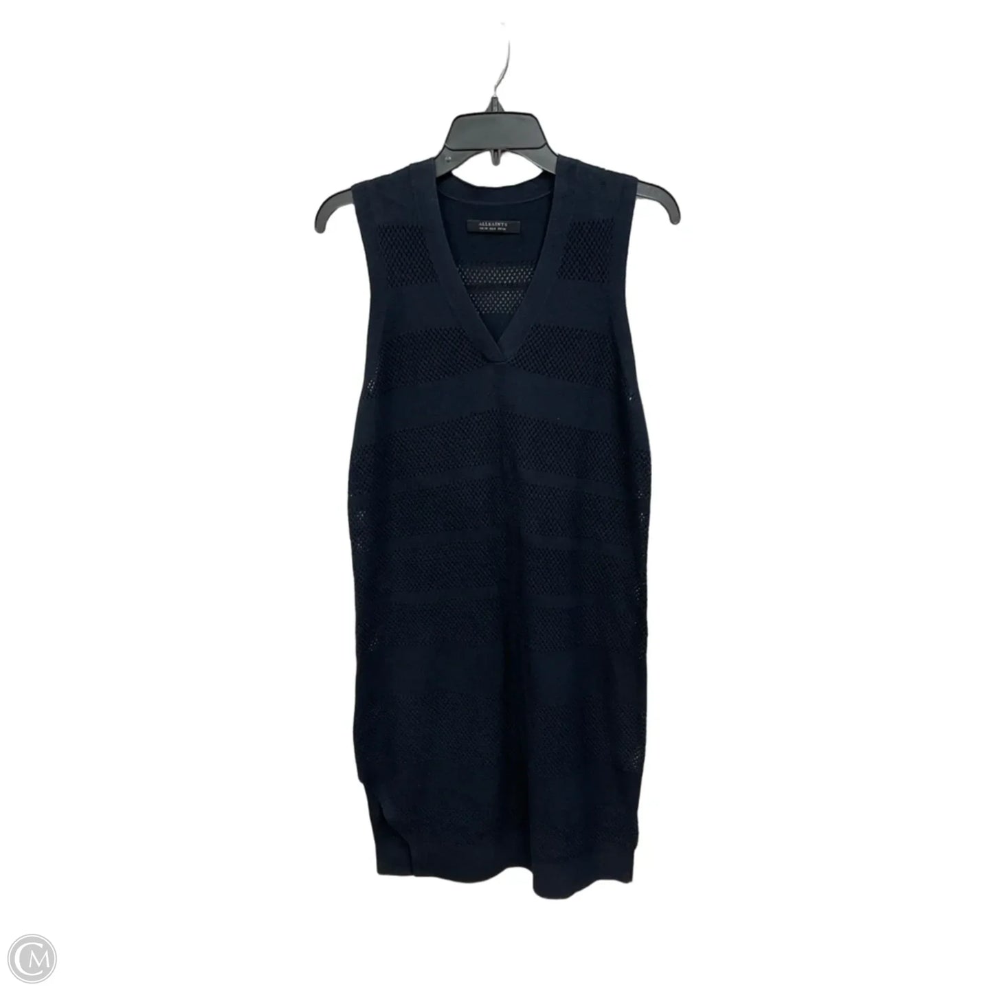 Dress Designer By All Saints In Navy, Size: S