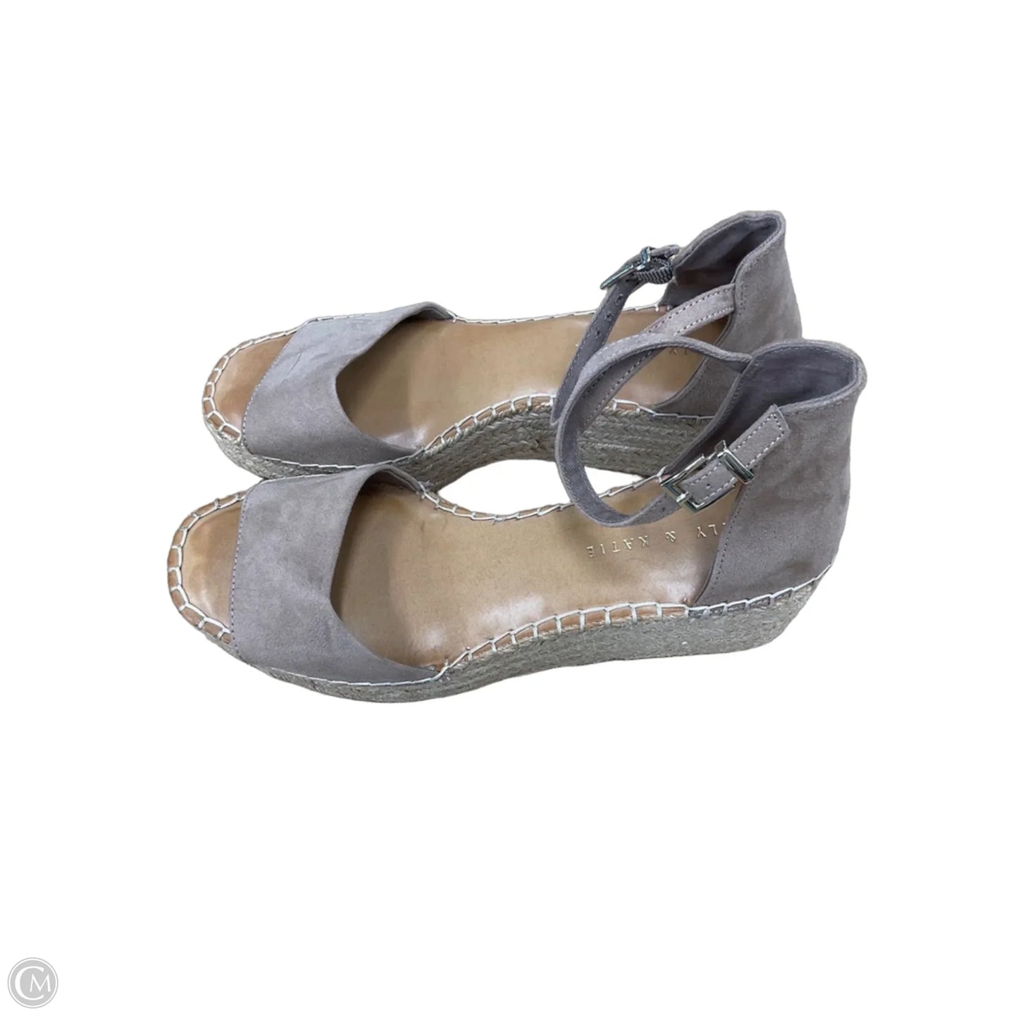 Sandals Heels Wedge By Kelly And Katie In Tan, Size: 9