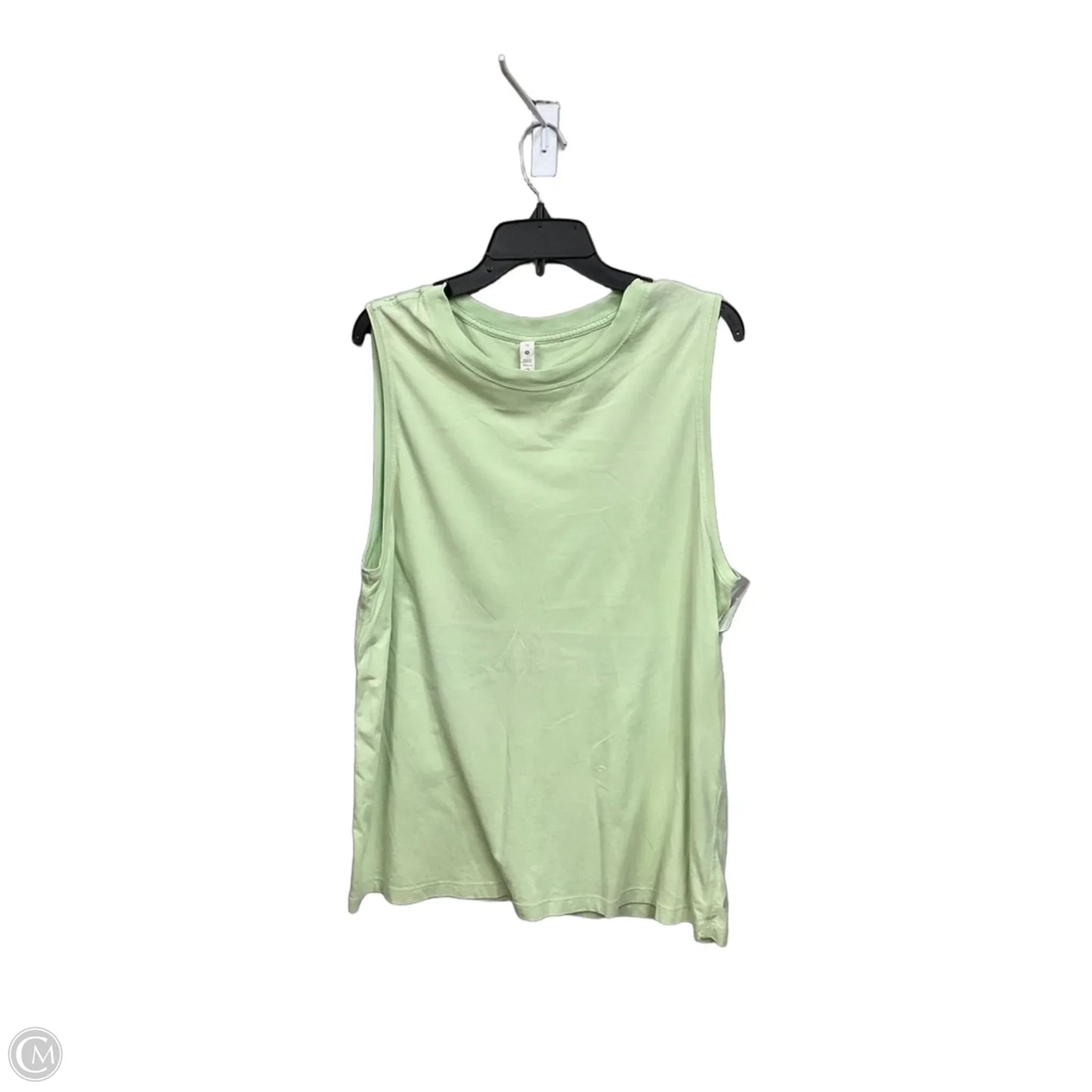 Athletic Tank Top By Lululemon In Green, Size: 12