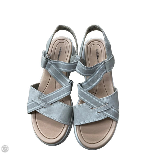 Sandals Flats By Croft And Barrow In Tan, Size: 6