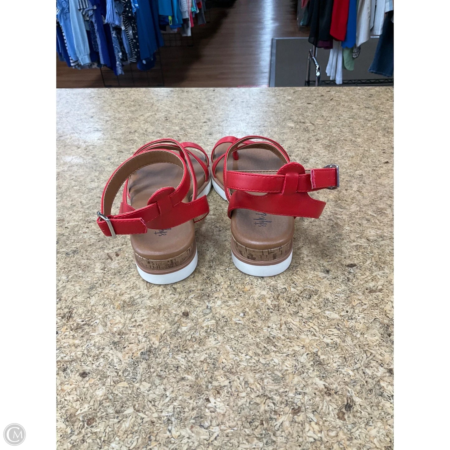 Sandals Flats By Style And Company In Tan, Size: 6