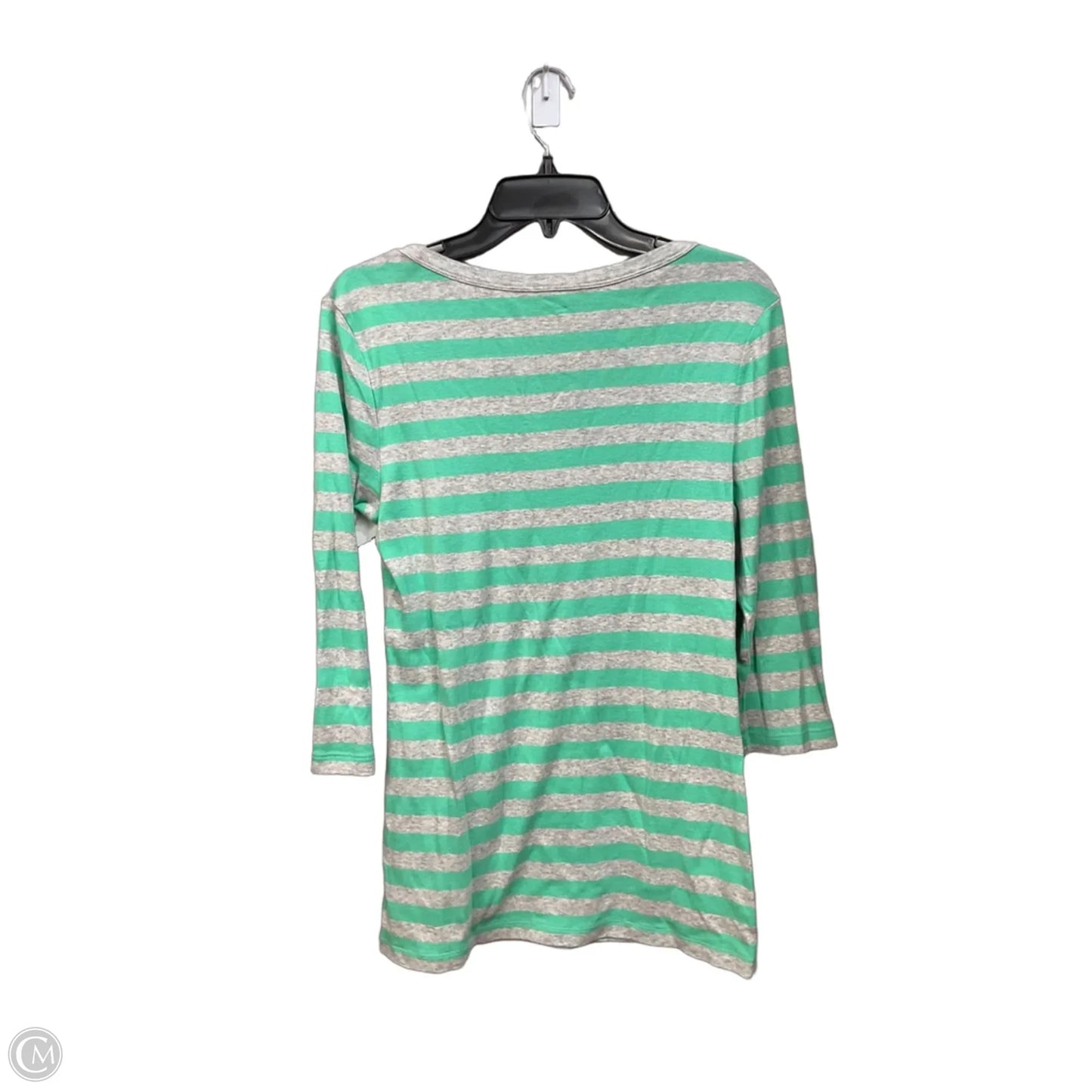 Top Long Sleeve By Gap In Striped Pattern, Size: L