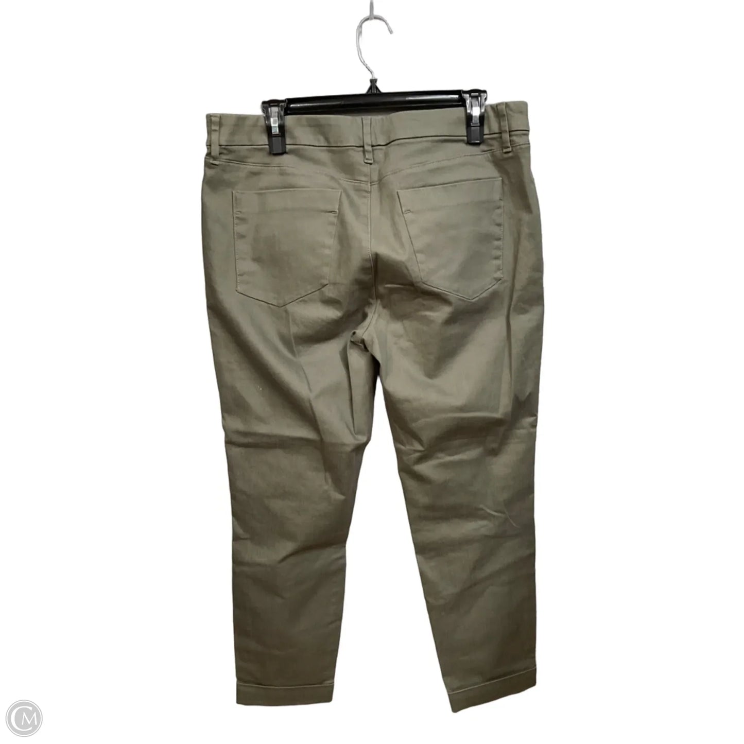 Jeans Skinny By Loft In Green Denim, Size: 12