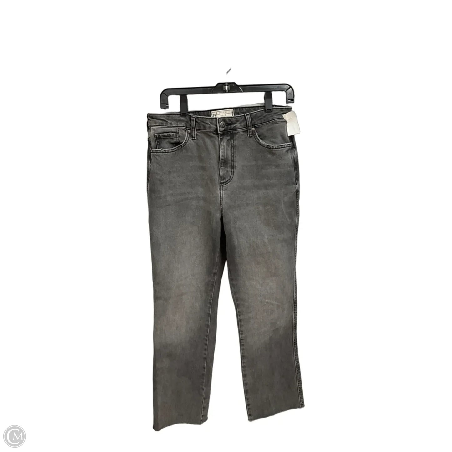 Jeans Wide Leg By Free People In Black Denim, Size: 12