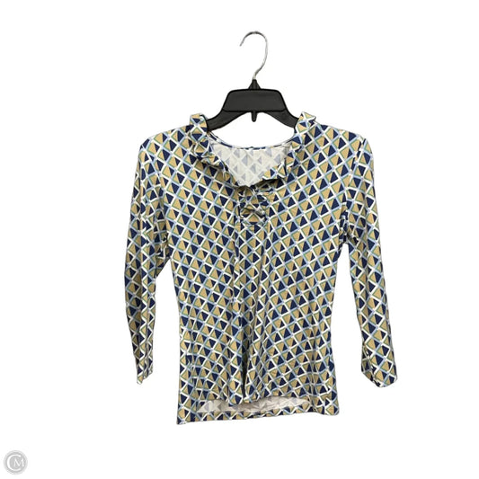 Top Long Sleeve By J Mclaughlin In Multi-colored, Size: S