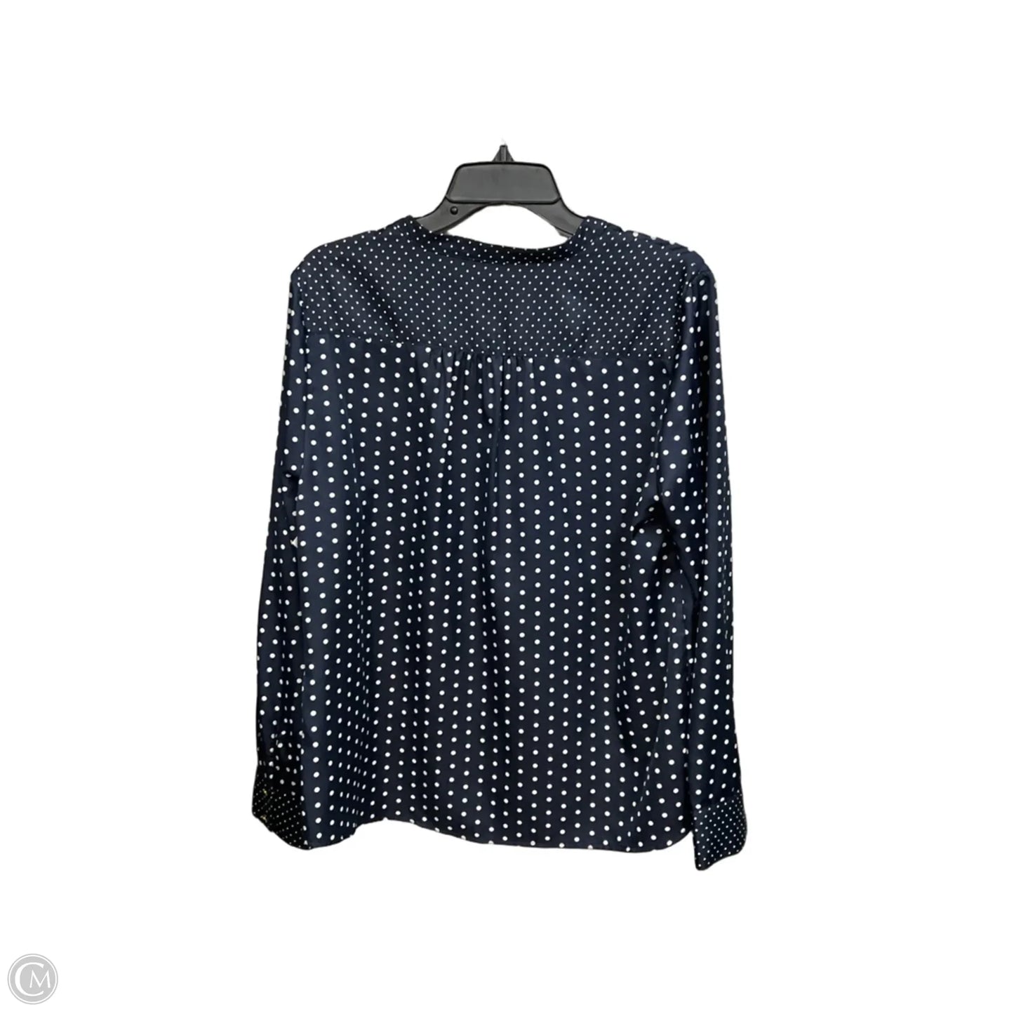 Blouse Long Sleeve By Limited In Plaid Pattern, Size: Xl