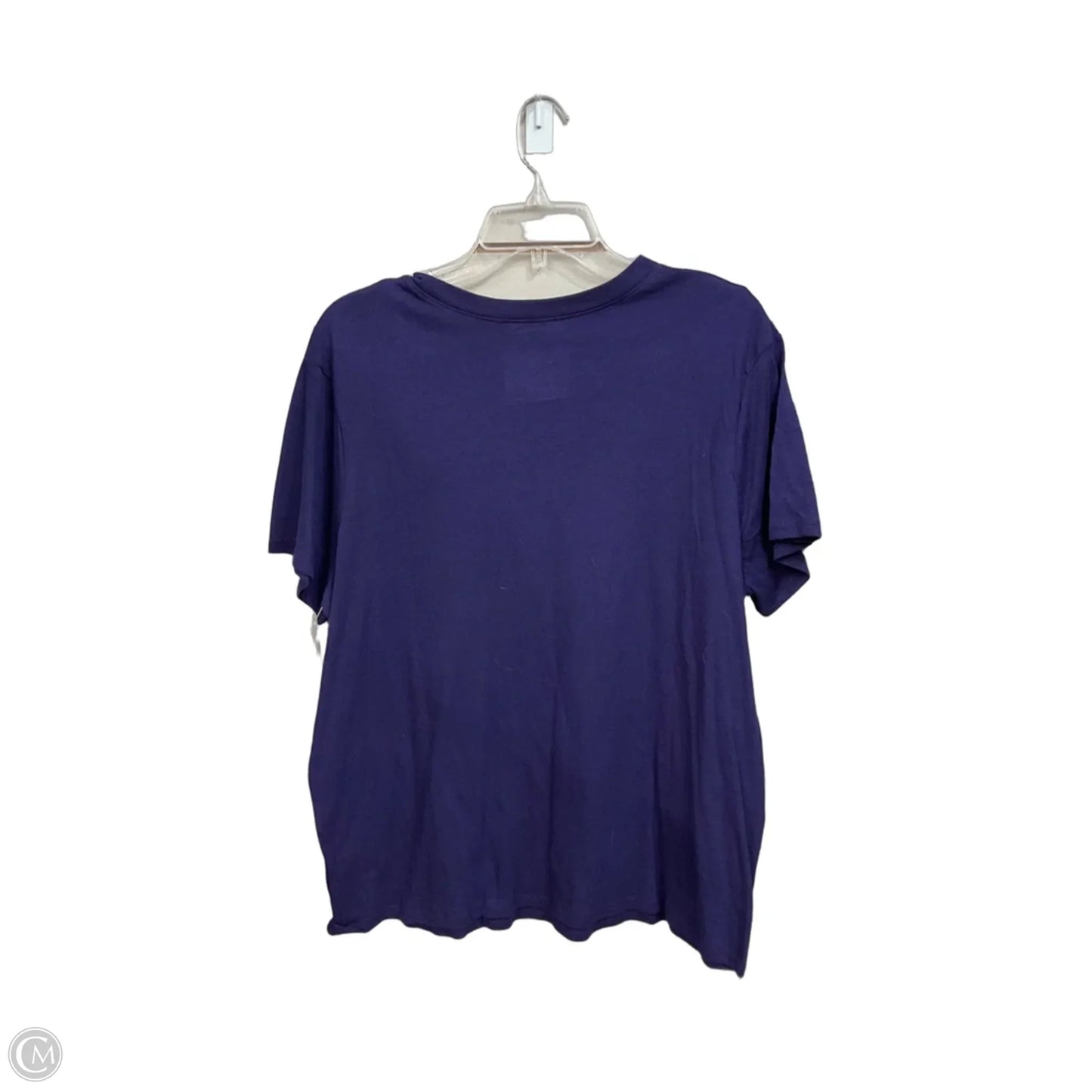 Top Short Sleeve Basic By A New Day In Purple, Size: Xl