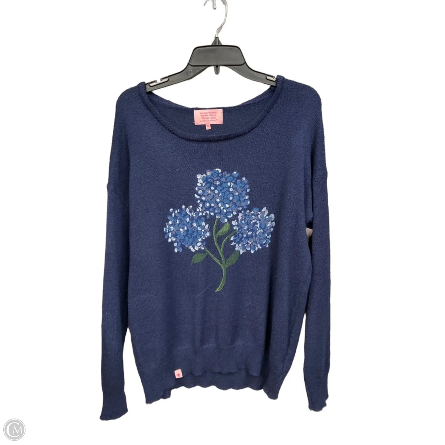 Sweater By Simply Southern In Floral Print, Size: Xl