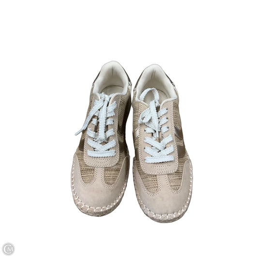 Shoes Sneakers By Universal Thread In Gold, Size: 7.5