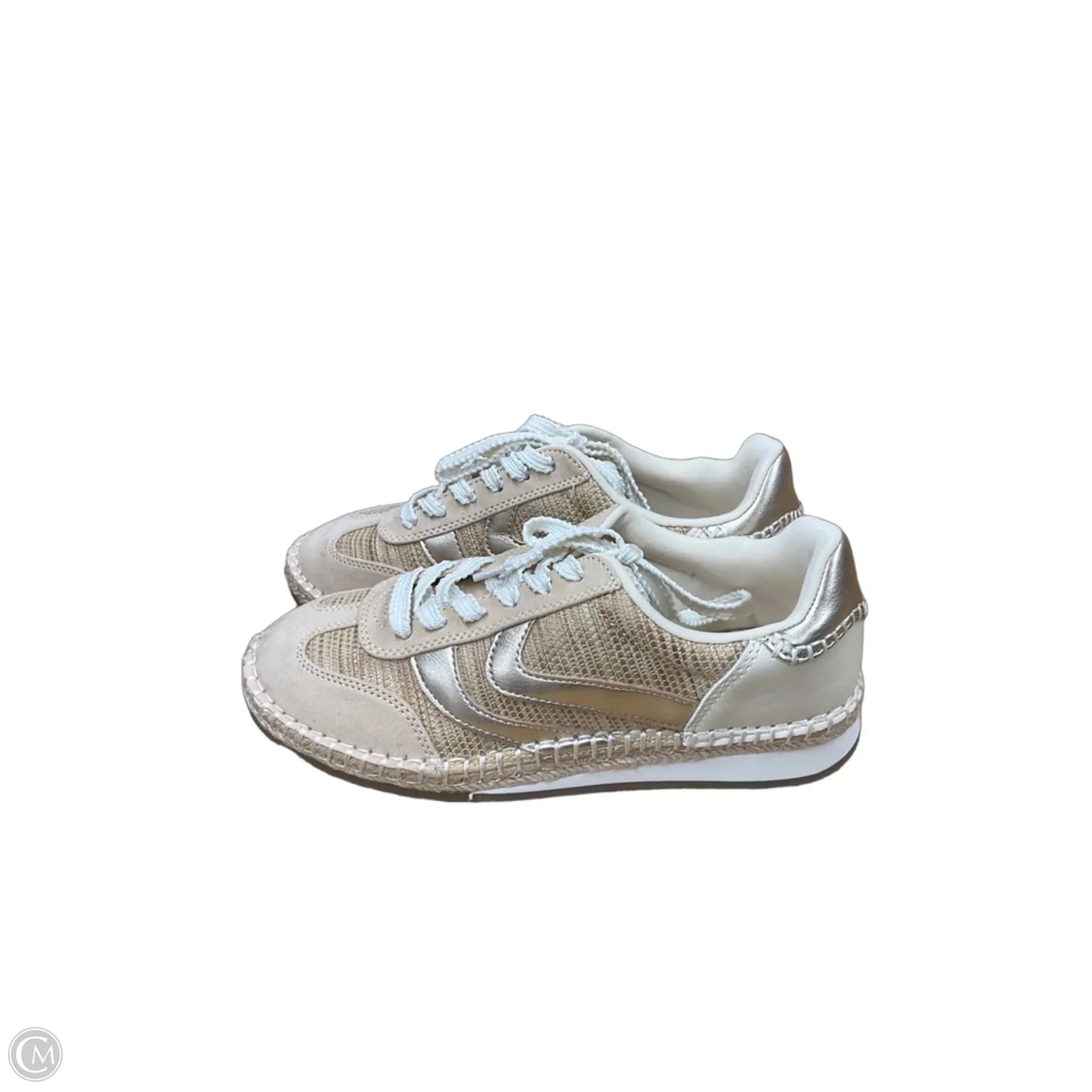 Shoes Sneakers By Universal Thread In Gold, Size: 7.5
