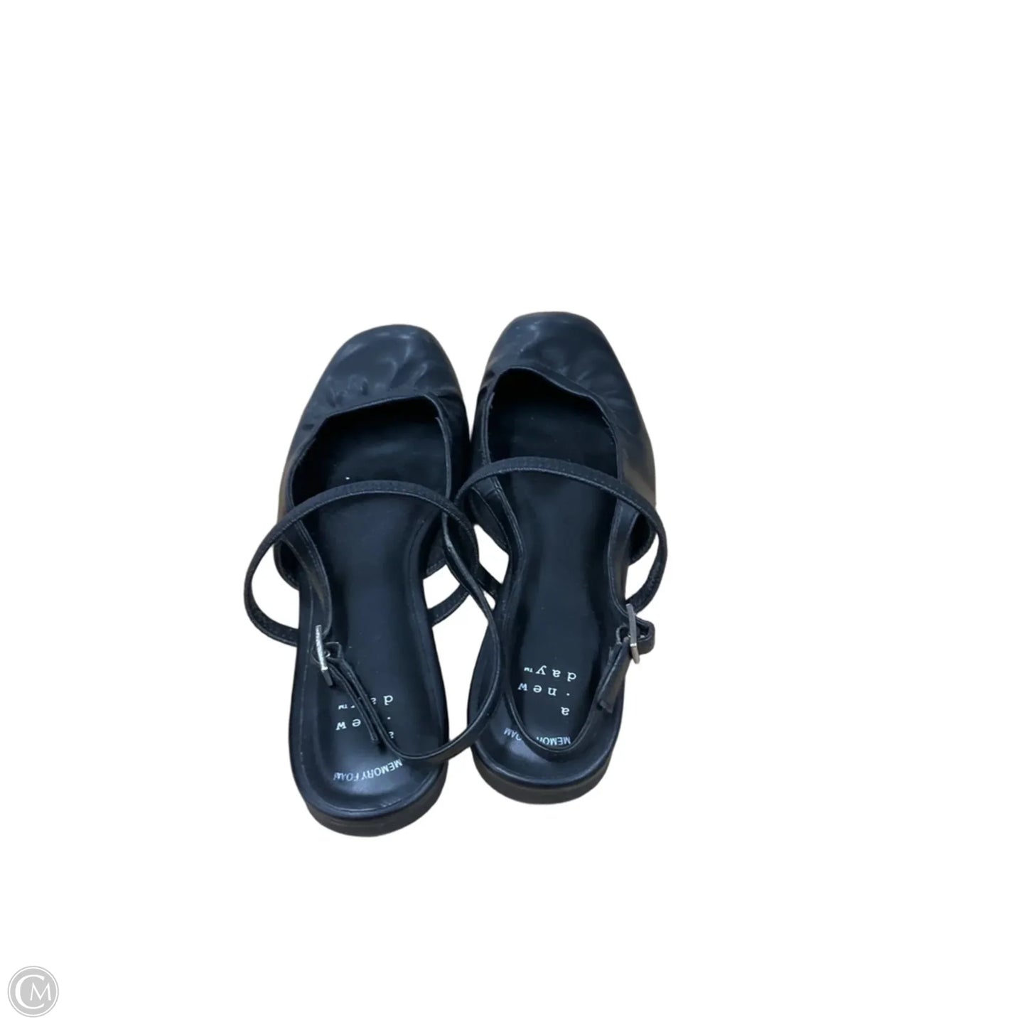 Shoes Flats By A New Day In Black, Size: 8