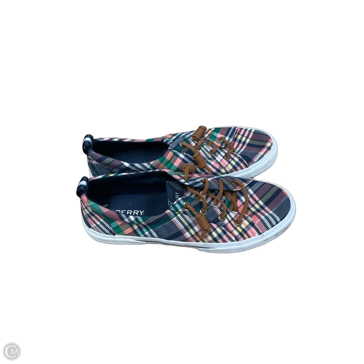 Shoes Flats By Sperry In Plaid Pattern, Size: 8