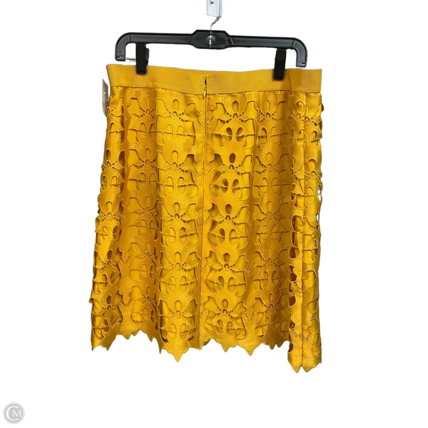 Skirt Midi By Loft In Yellow, Size: 14