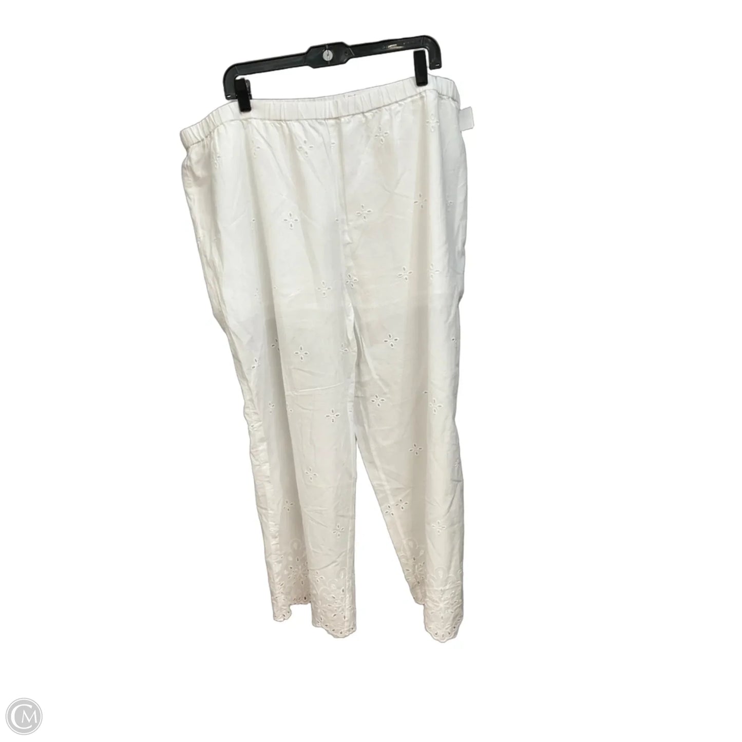 Pants Wide Leg By Old Navy In White, Size: Xxl