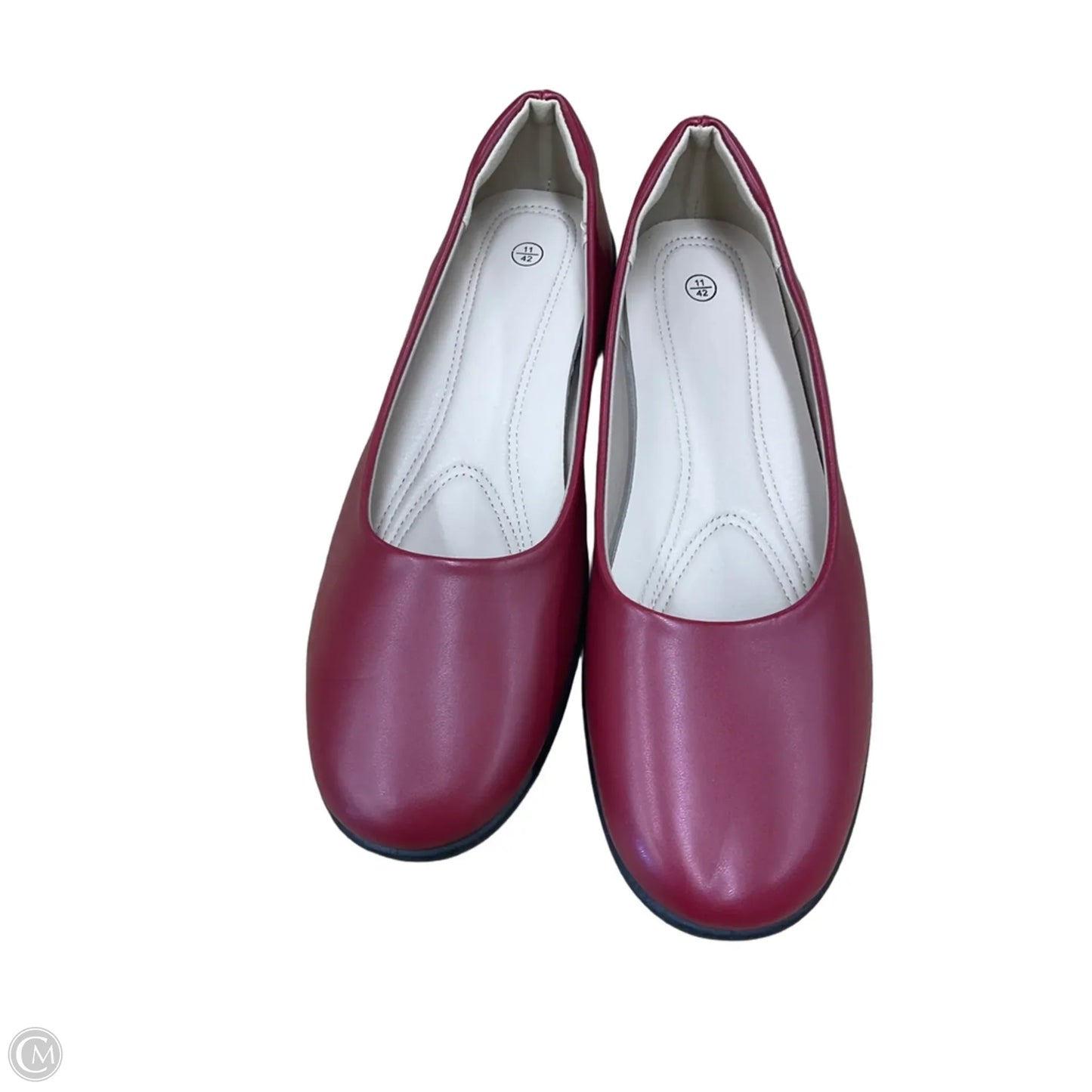 Shoes Flats By Clothes Mentor In Red, Size: 11