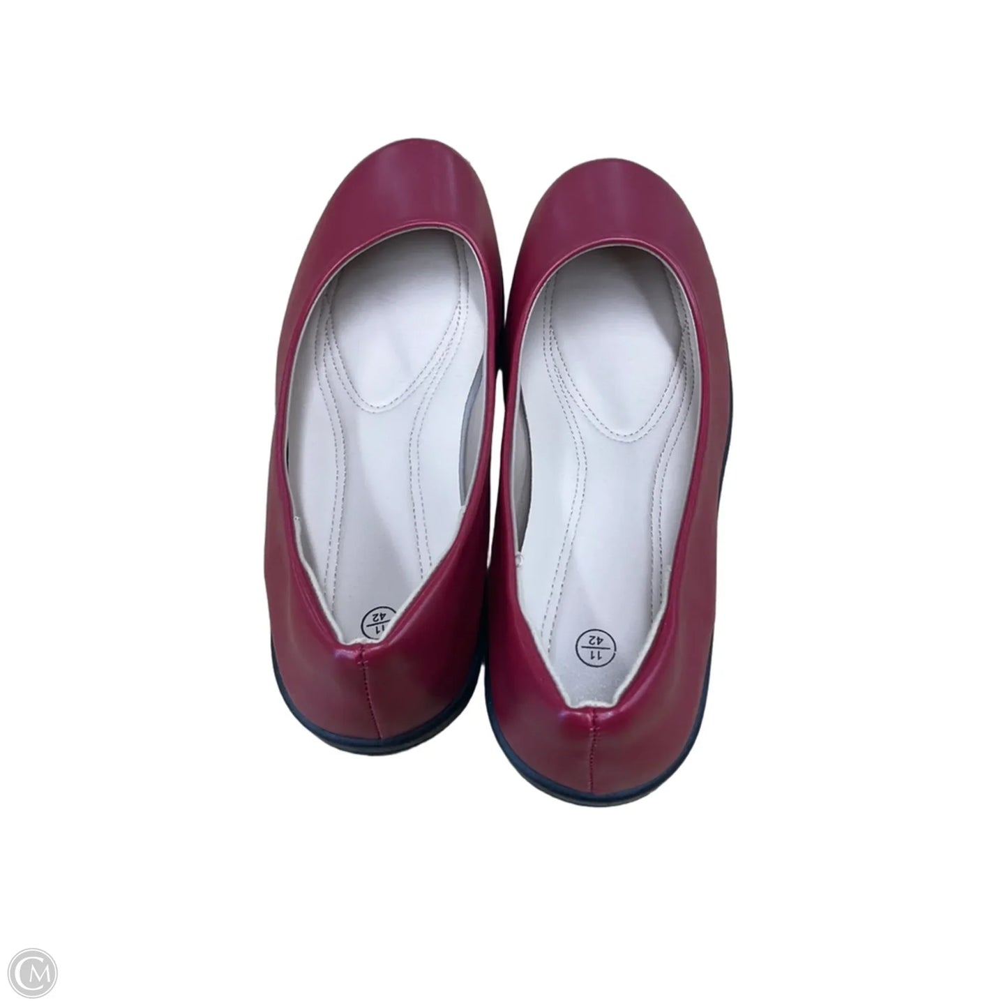 Shoes Flats By Clothes Mentor In Red, Size: 11