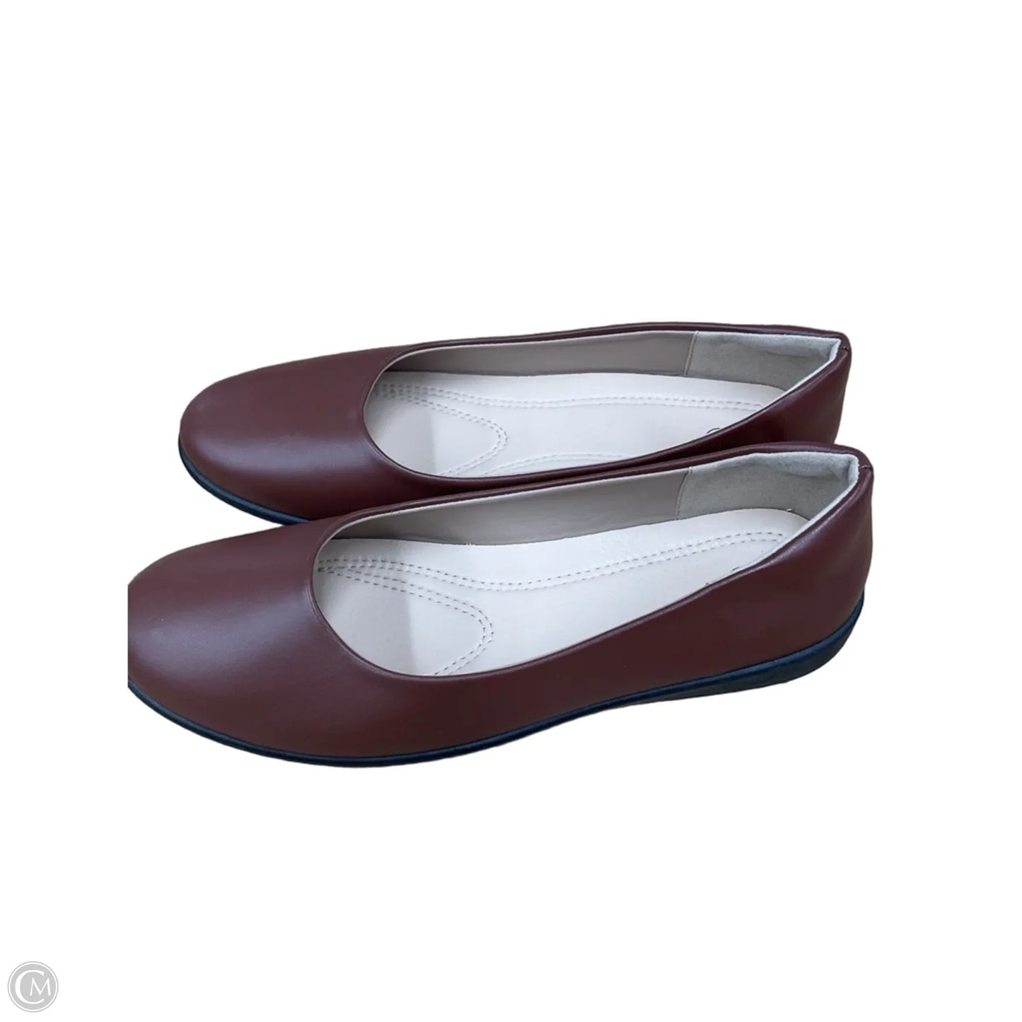 Shoes Flats By Clothes Mentor In Brown, Size: 11