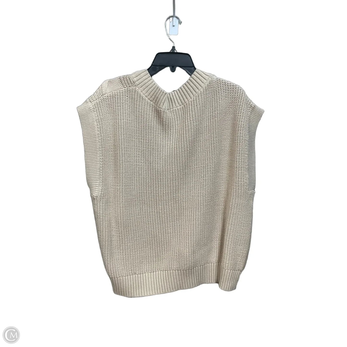 Vest Sweater By Express In Beige, Size: Xl