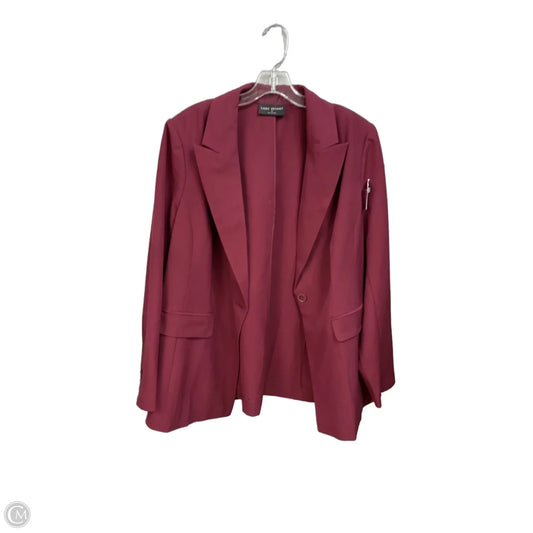 Blazer By Lane Bryant In Maroon, Size: 2x