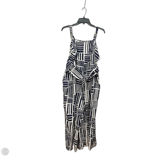 Jumpsuit By Lane Bryant In Blue & White, Size: 2x