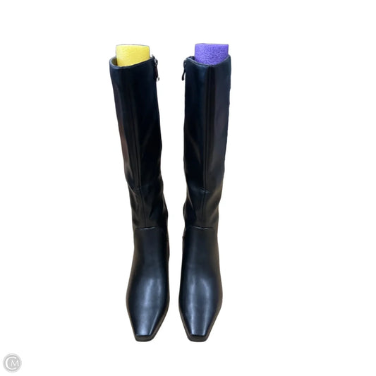 Boots Knee Heels By Cmf In Black, Size: 6