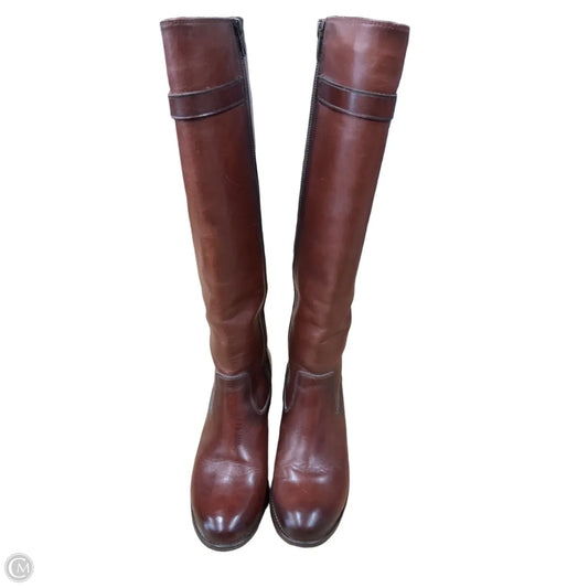Boots Designer By Frye In Brown, Size: 7.5