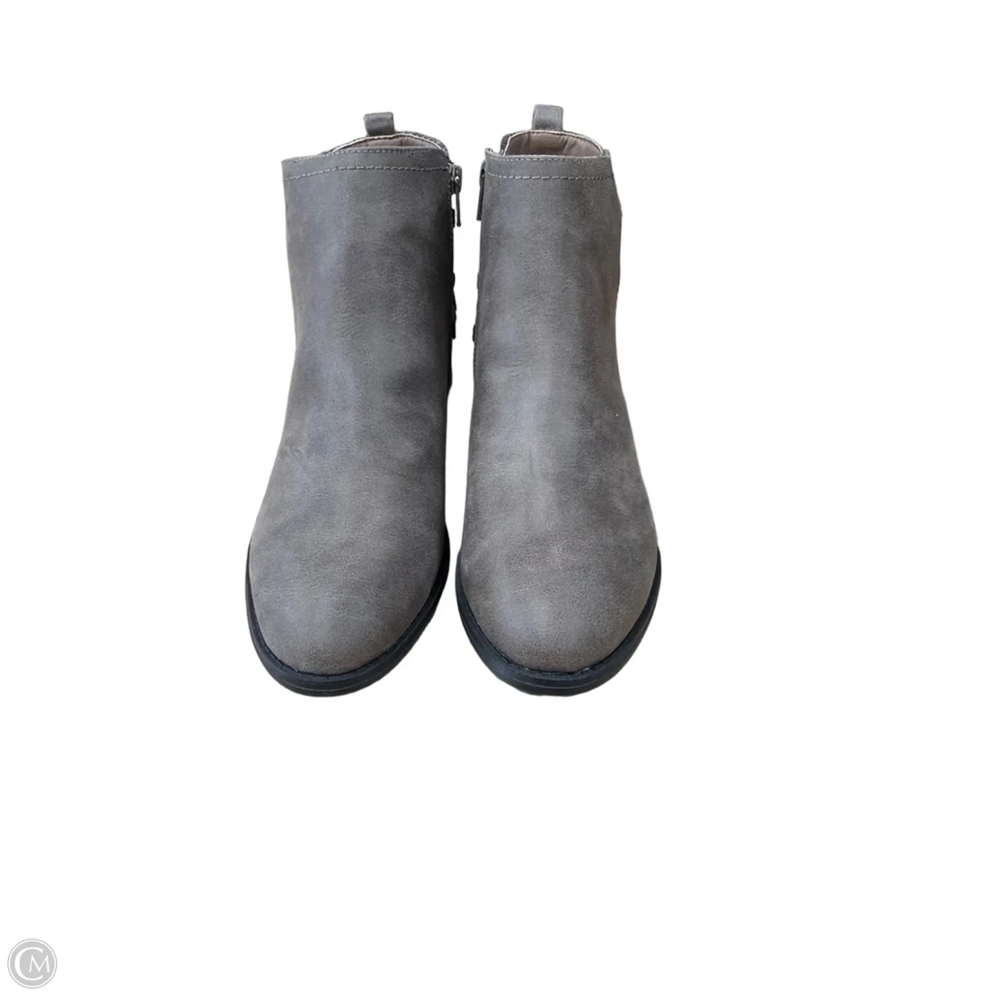 Boots Ankle Flats By White Mountain In Grey, Size: 10