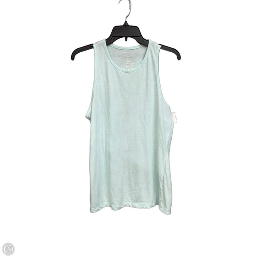 Athletic Tank Top By Nike Apparel In Aqua, Size: L