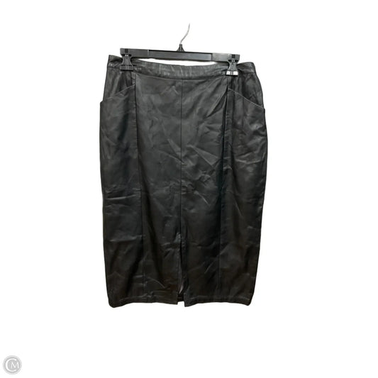 Skirt Midi By Who What Wear In Black, Size: 10